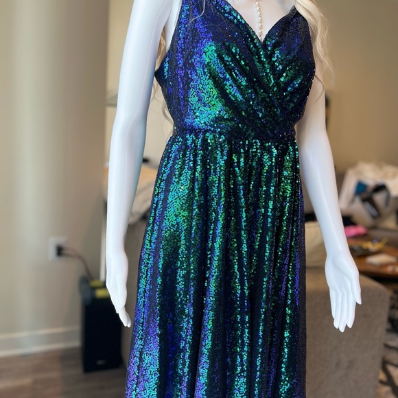 Sequined party dress size S - Picture 3 of 11